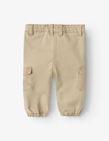 Pantaloni Name It, crem