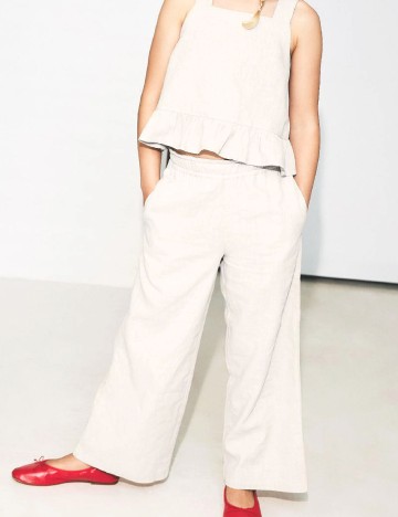 
						Pantaloni Name It, alb
