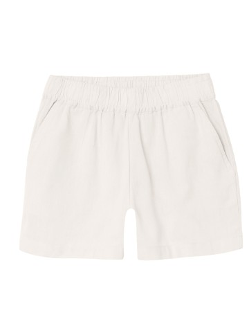 
						Pantaloni scurti Name It, alb