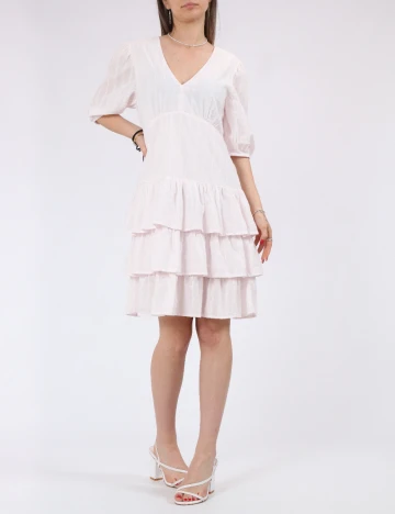 Rochie scurta Vero Moda, roz pal