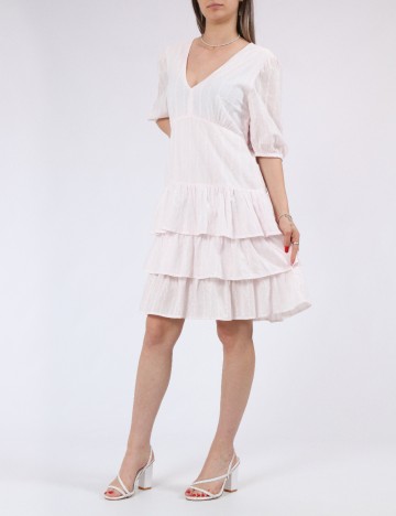 Rochie scurta Vero Moda, roz pal