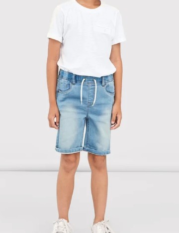 
						Pantaloni scurti Name It, albastru