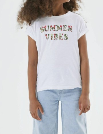 
						Tricou Name It, alb