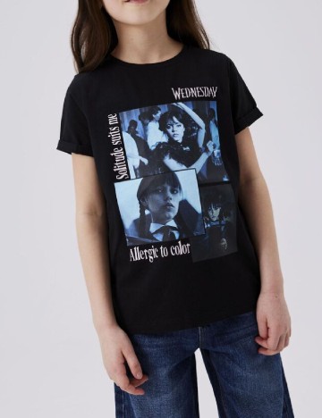 
						Tricou Name It, negru