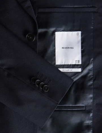 Sacou Reserved, bleumarin Albastru