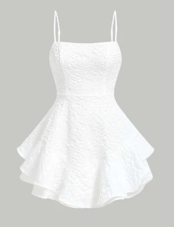 Rochie scurta SHEIN, alb