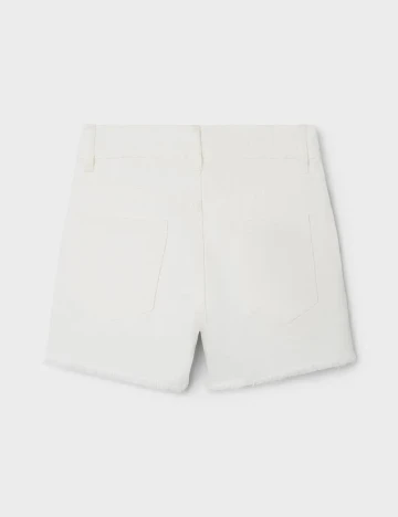 Pantaloni scurti Name It, alb