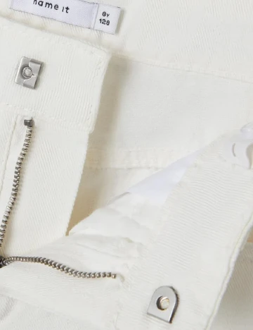 Pantaloni scurti Name It, alb