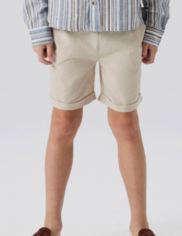
						Pantaloni scurti Name It, crem