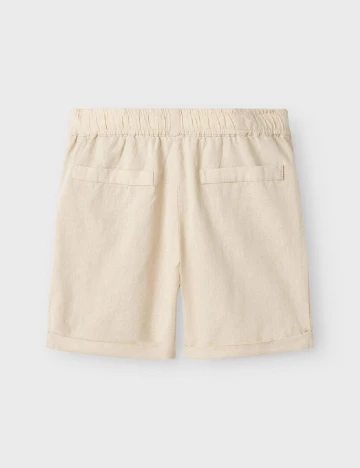 Pantaloni scurti Name It, crem