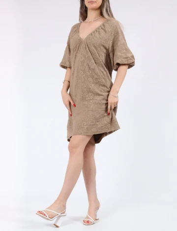 Rochie scurta Vero Moda, maro