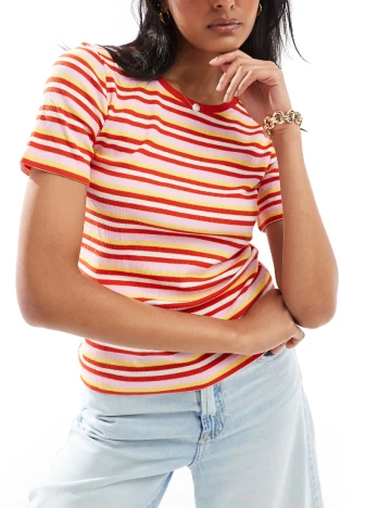 Tricou Pieces, mix culori Mix culori