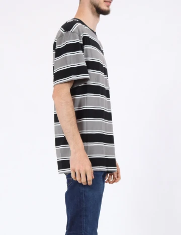 Tricou Jack&Jones, negru/gri