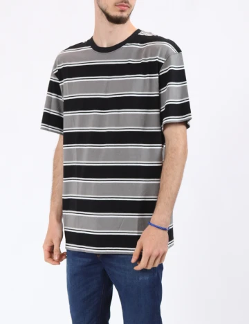 Tricou Jack&Jones, negru/gri