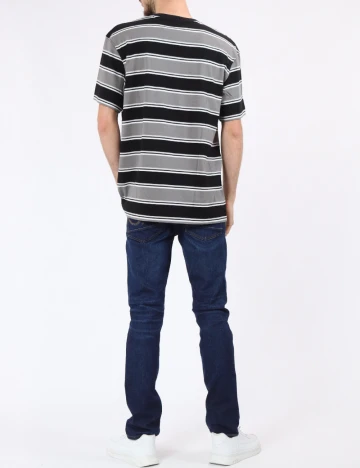 Tricou Jack&Jones, negru/gri