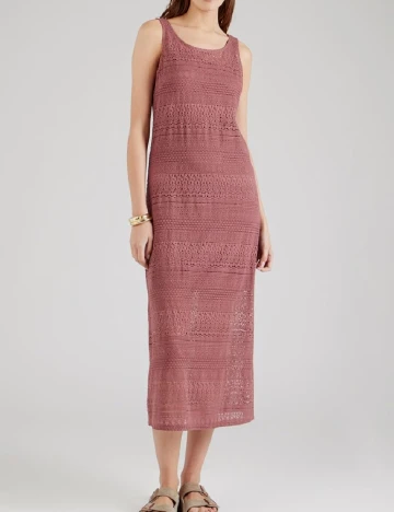 Rochie medie Vero Moda, roz pudra Roz