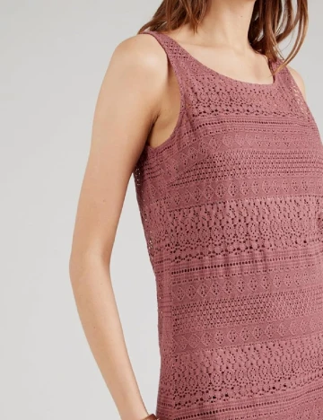 Rochie medie Vero Moda, roz pudra Roz