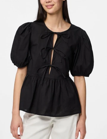 Bluza Pieces, negru