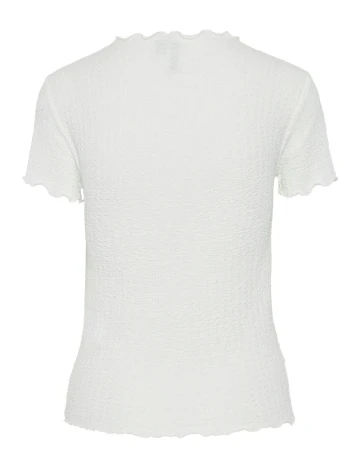 Tricou Pieces, alb