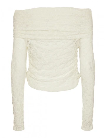 Bluza Pieces, crem