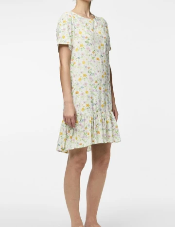 Rochie scurta Pieces, floral print Floral print