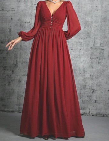 
						Rochie lunga SHEIN, rosu