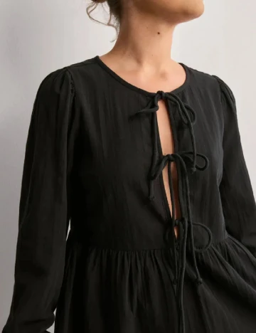 Rochie scurta Pieces, negru