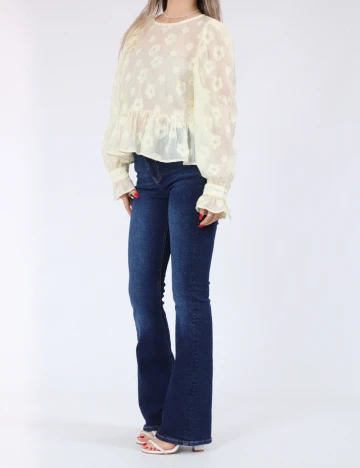 Bluza Pieces, galben