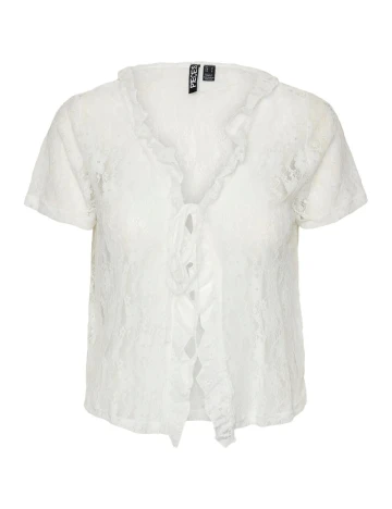 Bluza Pieces, alb