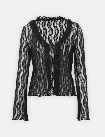 Bluza Pieces, negru