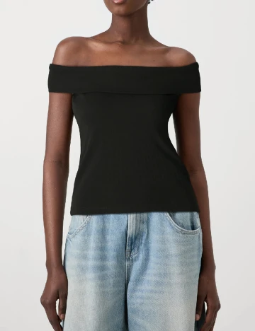Bluza Pieces, negru Negru