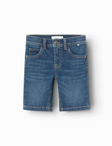 
						Pantaloni scurti Name It, albastru