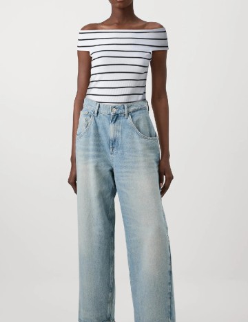 Bluza Pieces, alb