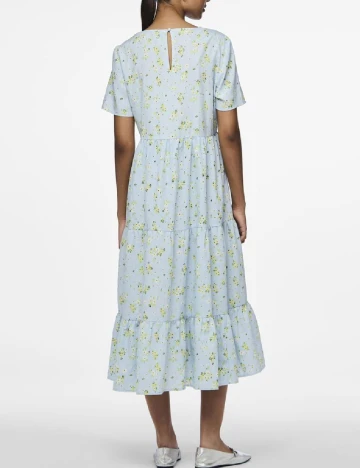 Rochie medie Pieces, bleu