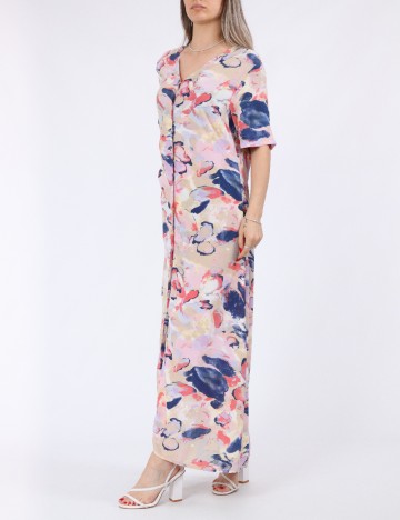 Rochie medie Pieces, mix culori