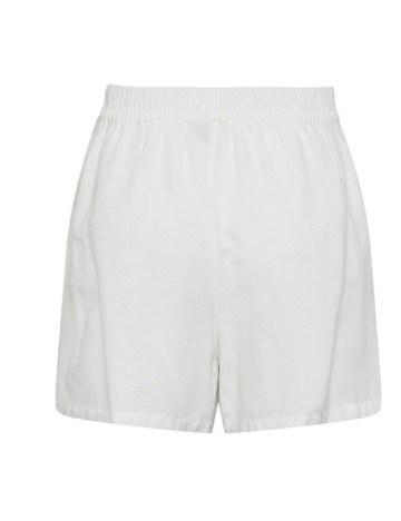Pantaloni scurti Pieces, alb