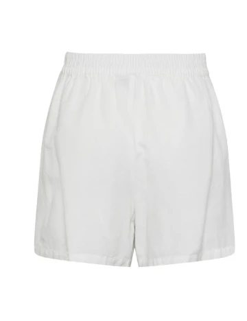 Pantaloni scurti Pieces, alb