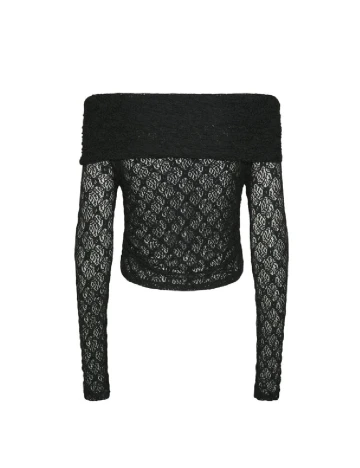 Bluza Pieces, negru