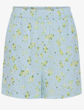 Pantaloni scurti Pieces, albastru