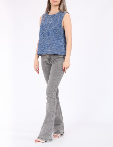 Bluza Pieces, albastru