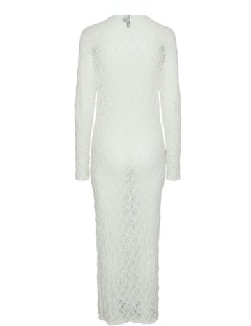 Rochie lunga Pieces, alb