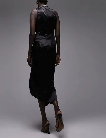 Rochie medie Top Shop, gri/negru Gri