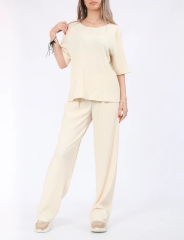 Bluza Pieces, crem