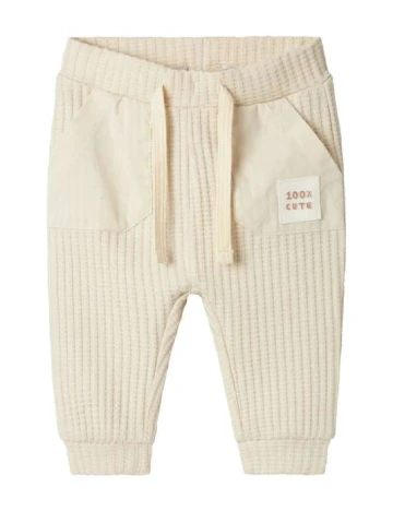 Pantaloni Name It, crem