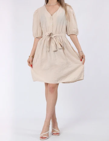 Rochie scurta Vero Moda, crem
