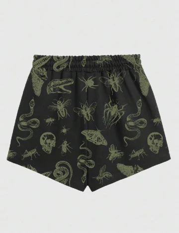 Pantaloni scurti Romwe, negru