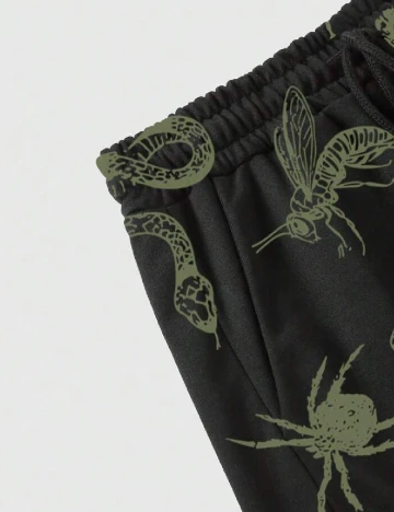 Pantaloni scurti Romwe, negru