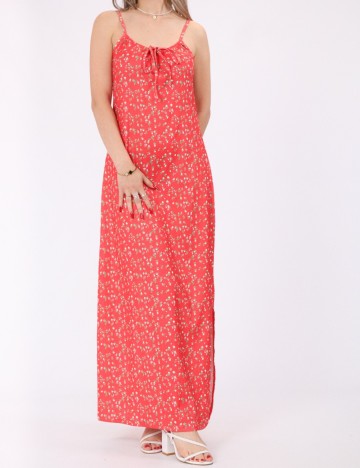 Rochie lunga Pieces, portocaliu