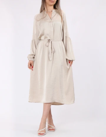 Rochie medie Vero Moda, bej