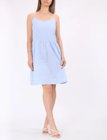 Rochie scurta Pieces, albastru